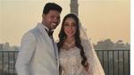 فرحة محمد أنور في زفاف شقيقه