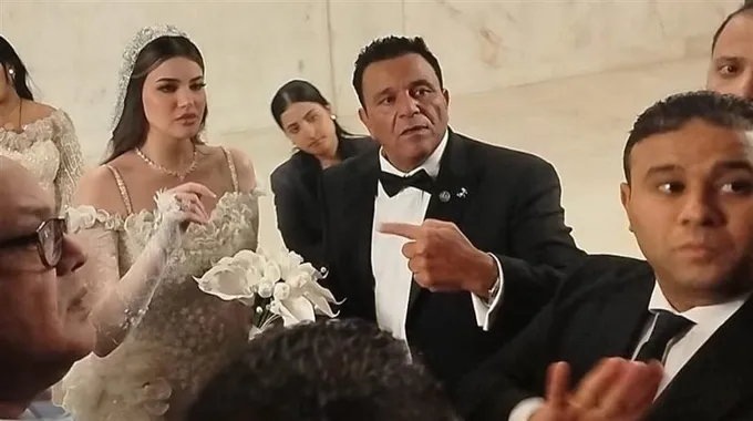 زفاف بسملة ابنة الفنان محمد فؤاد