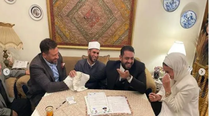ماجد المصري يحتفل بعقد قران ابنته ماهيتاب