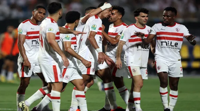 مباراة الزمالك وحرس الحدود في الدوري المصري